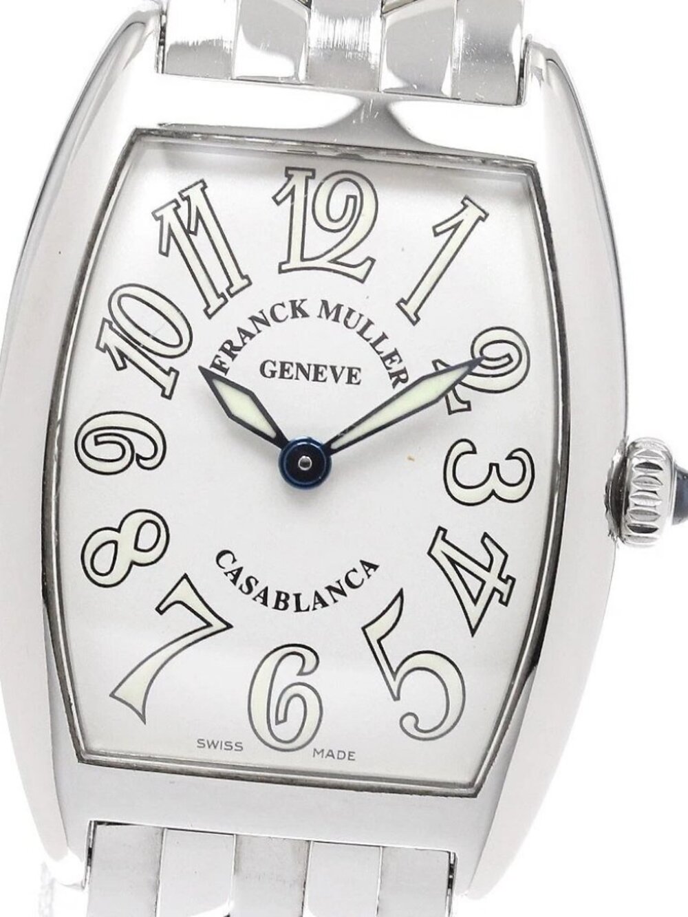 FRANCK MULLER Casablanca 1752QZ Silver Dial Quartz Ladies Watch_